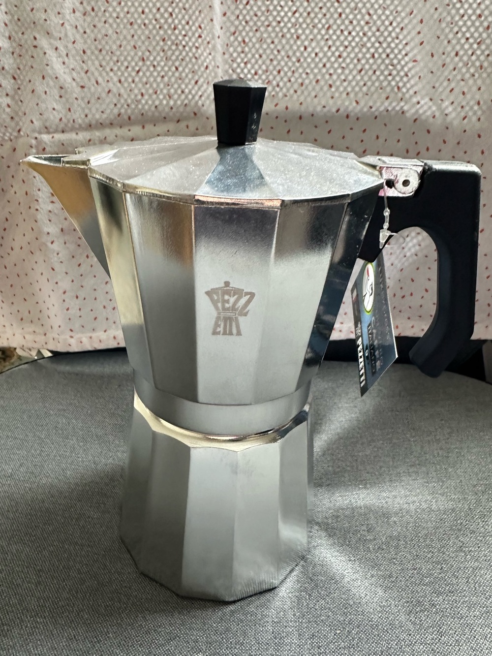 Pezzetti 9Cup Aluminum StoveTop Espresso Coffee Maker Moka Pot LuxExpress Italy